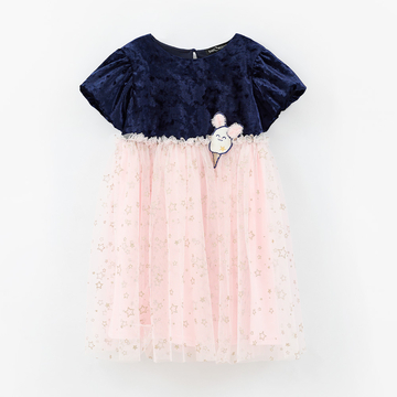 Платье синее «Звёздный зайчик» купить в Иваново