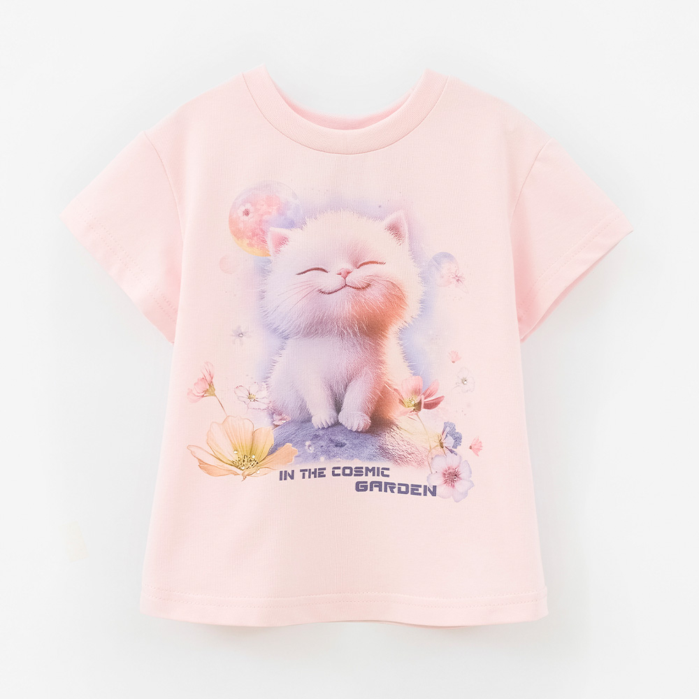 Футболка розовая «Космическая нежность»