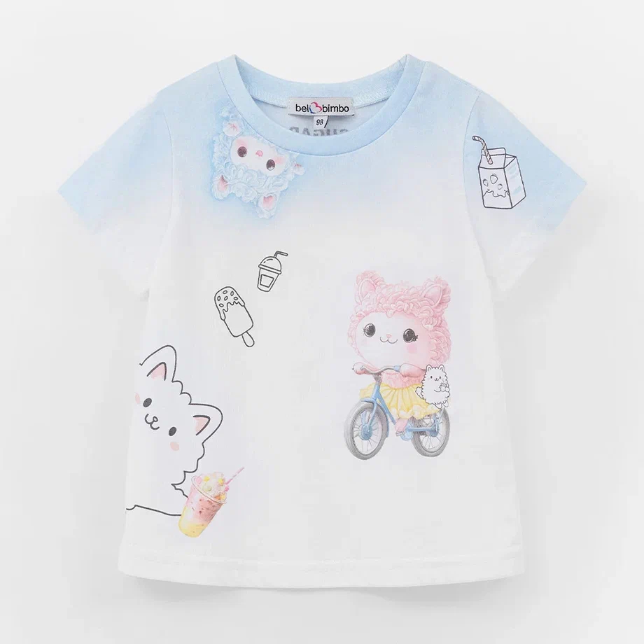 Футболка с ярким авторским принтом