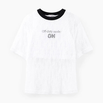 Кружевная футболка для девочки купить в Иваново