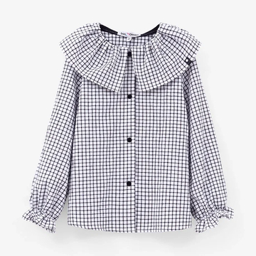Блузка в клетку для девочки купить в Иваново