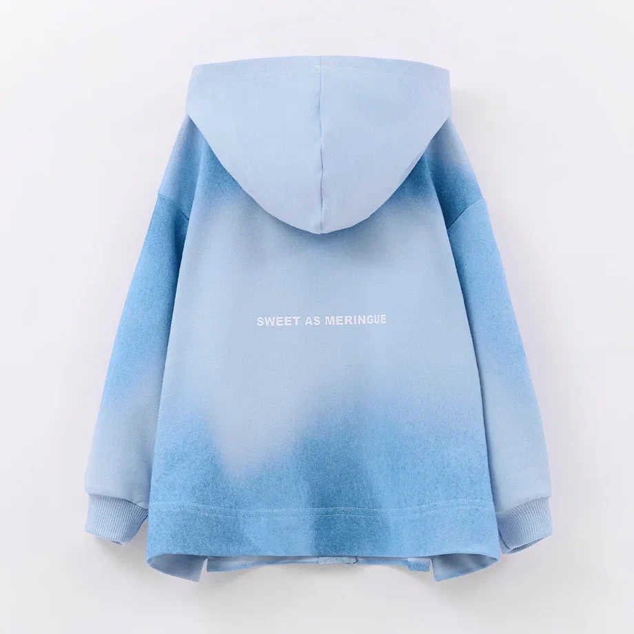 Уютная толстовка на молнии для девочки купить