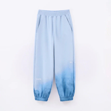 Голубые брюки-джоггеры для девочки купить в Иваново