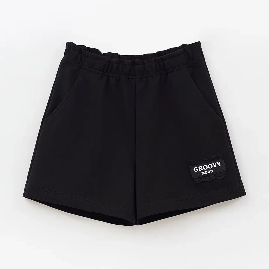 Чёрные шорты для девочки