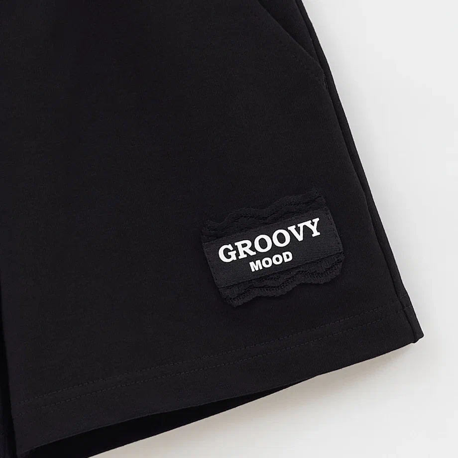 Чёрные шорты для девочки фото