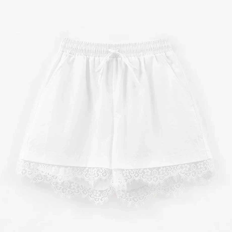 Белые шорты для девочки