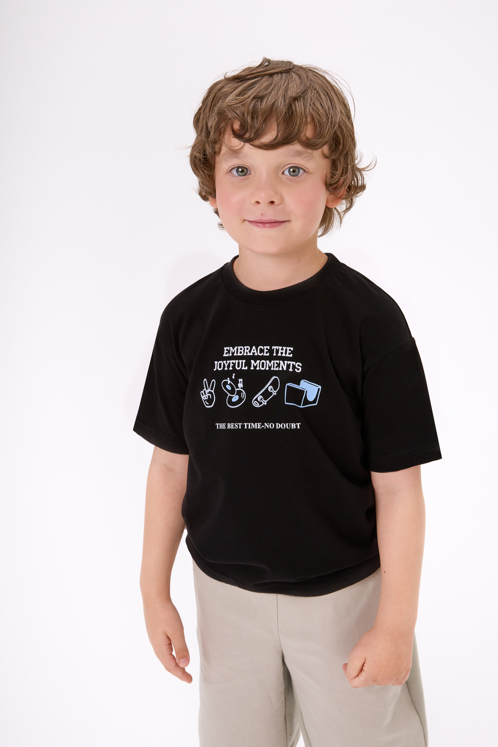 Чёрная футболка для мальчика куить в Иваново