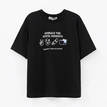 Чёрная футболка для мальчика купить в Иваново