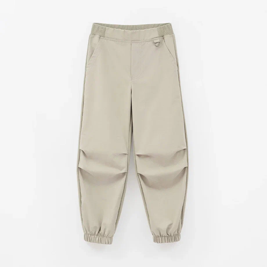 Брюки-парашюты для мальчика с браш-эффектом