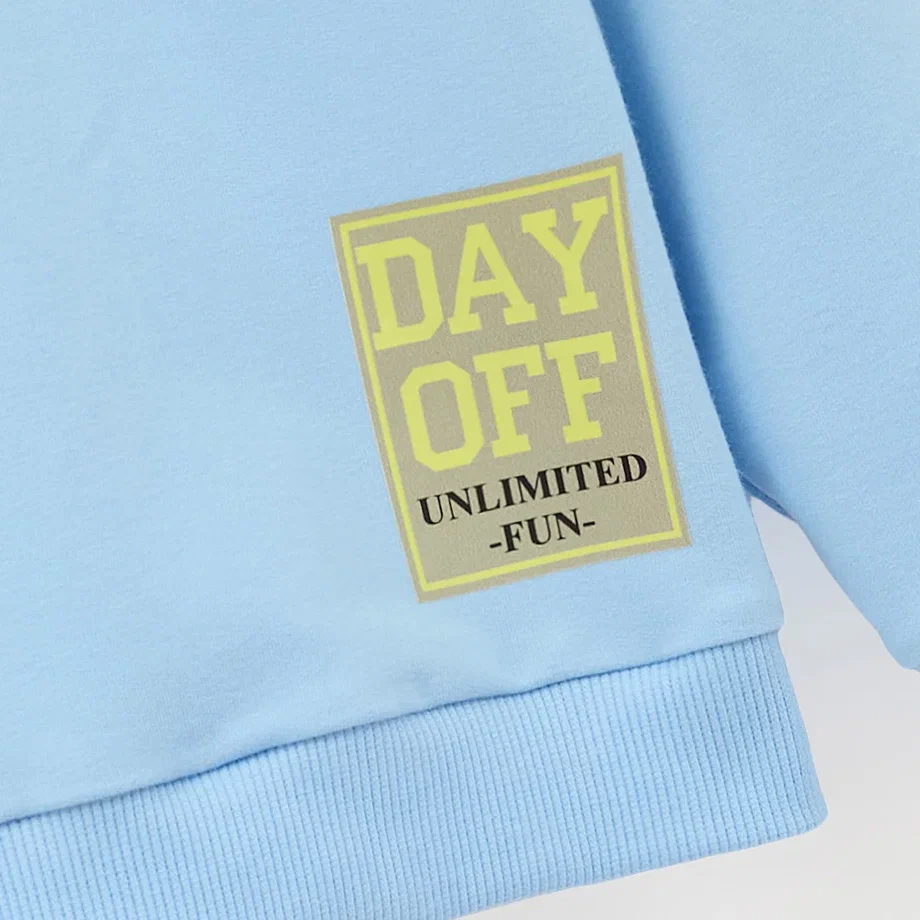 Свитшот с браш-эффектом для мальчика фото