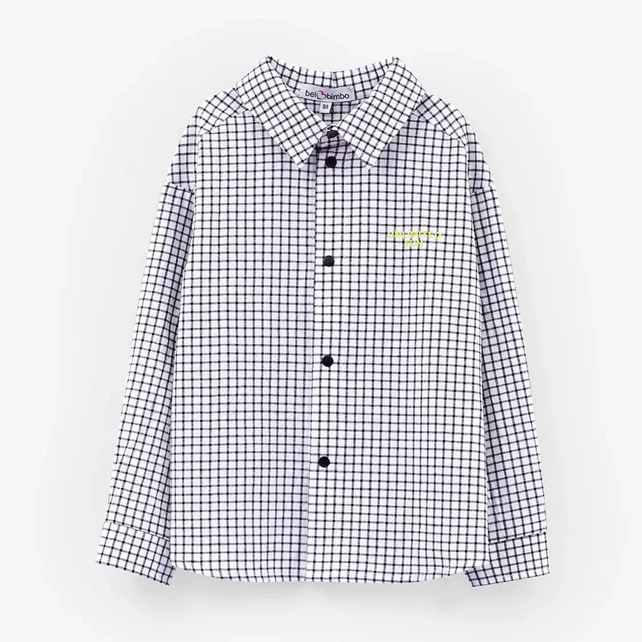 Рубашка в клетку для мальчика