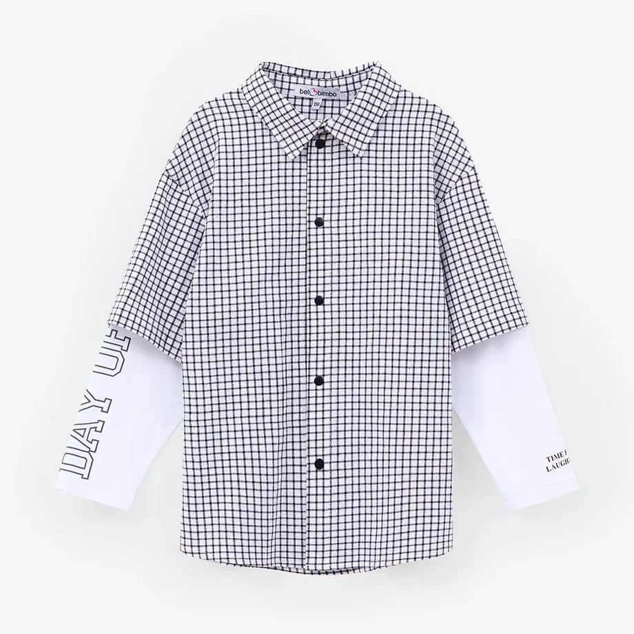 Многослойная рубашка для мальчика