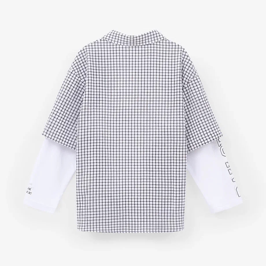 Многослойная рубашка для мальчика купить