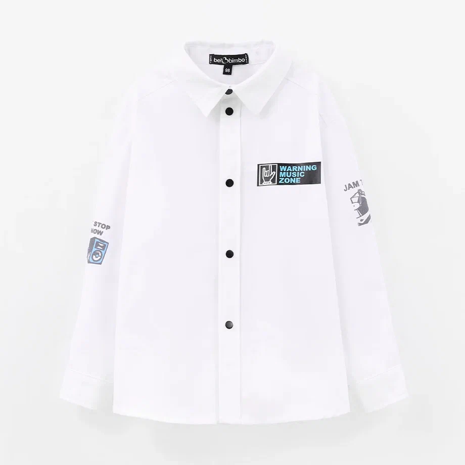 Белая рубашка для мальчика