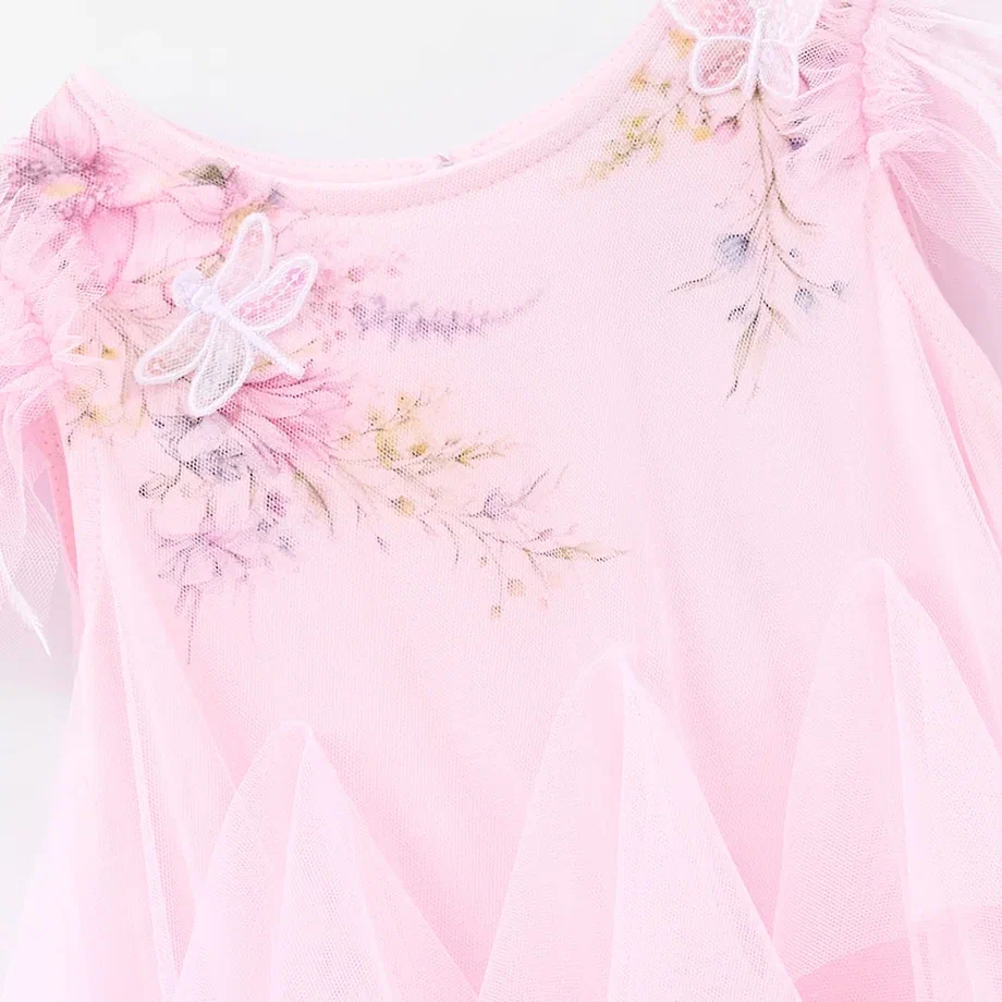 Нежное праздничное платье для девочки фото