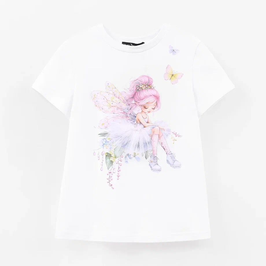 Дизайнерская футболка для девочки