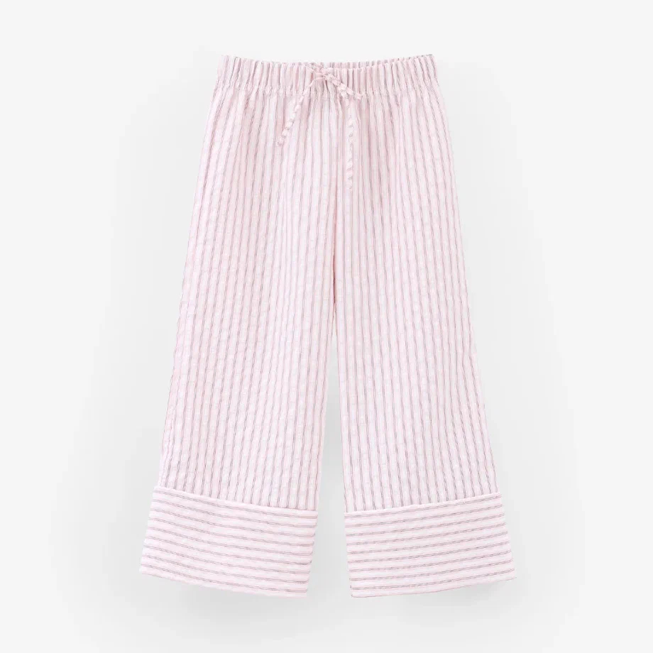 Брюки в пижамном стиле для девочки