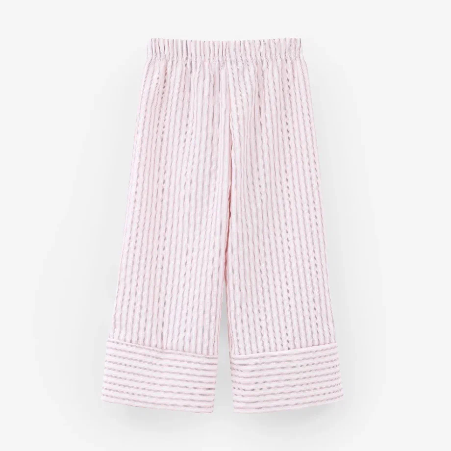 Брюки в пижамном стиле для девочки купить