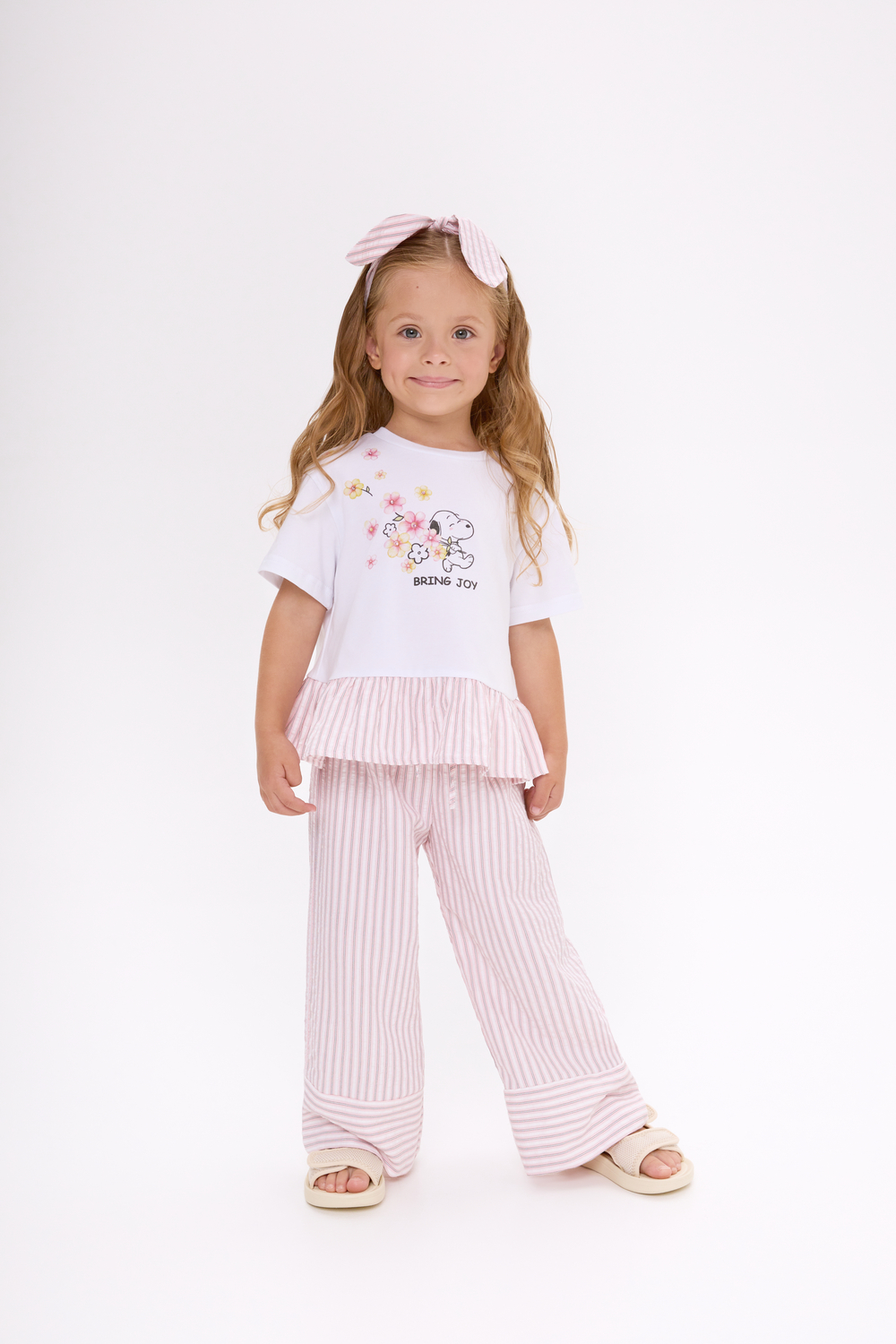 Брюки в пижамном стиле для девочки куить в Иваново