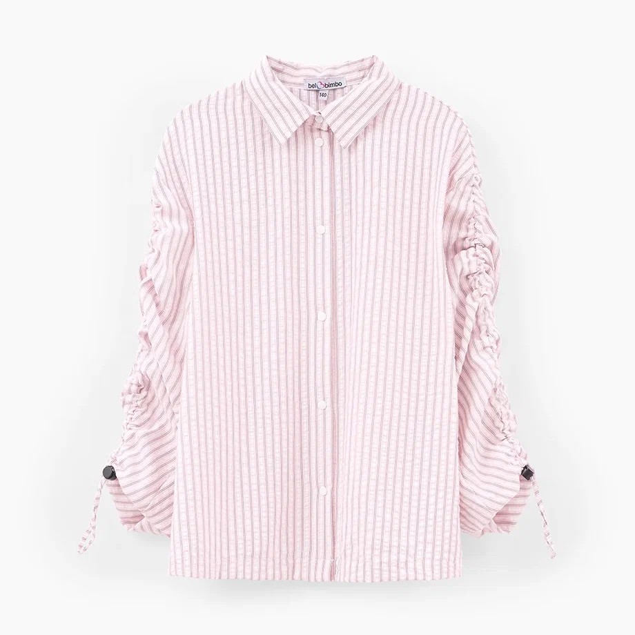 Рубашка в полоску для девочки
