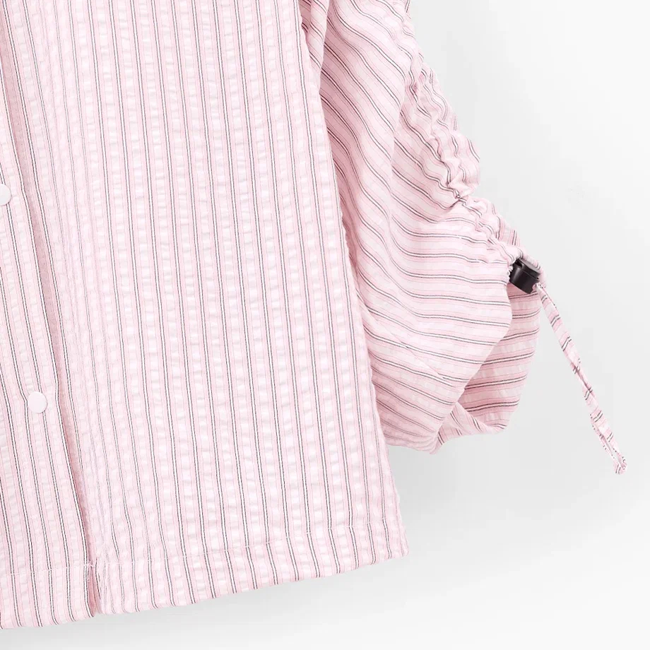 Рубашка в полоску для девочки фото