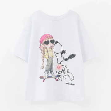 Дизайнерская футболка для девочки купить в Иваново