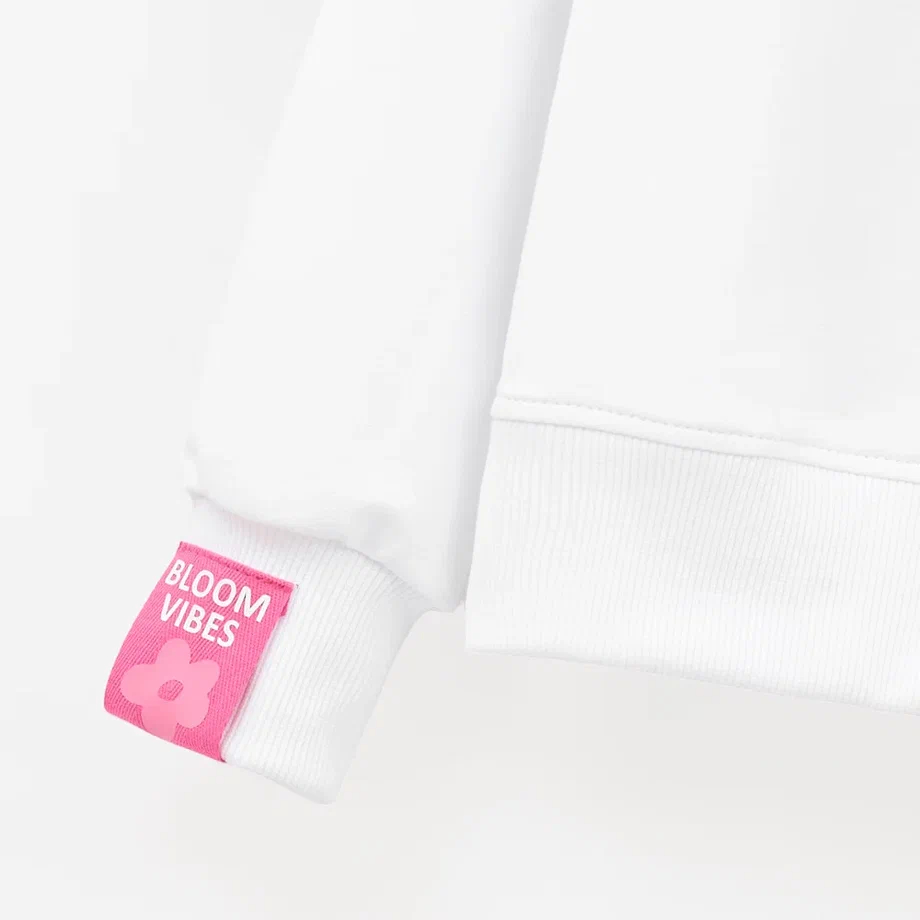 Белый свитшот для девочки купить