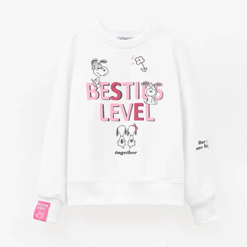 Белый свитшот для девочки купить в Иваново