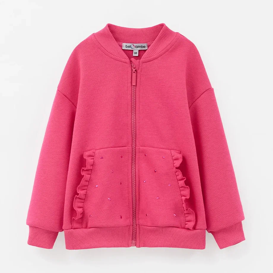 Жакет в оттенке фуксия для девочки