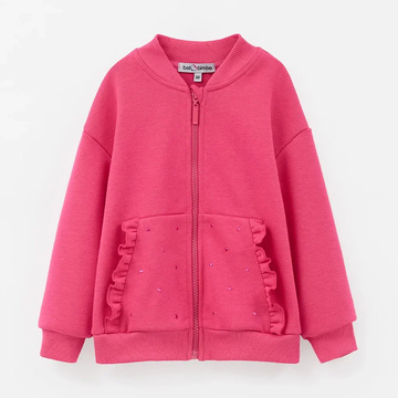 Жакет в оттенке фуксия для девочки купить в Иваново