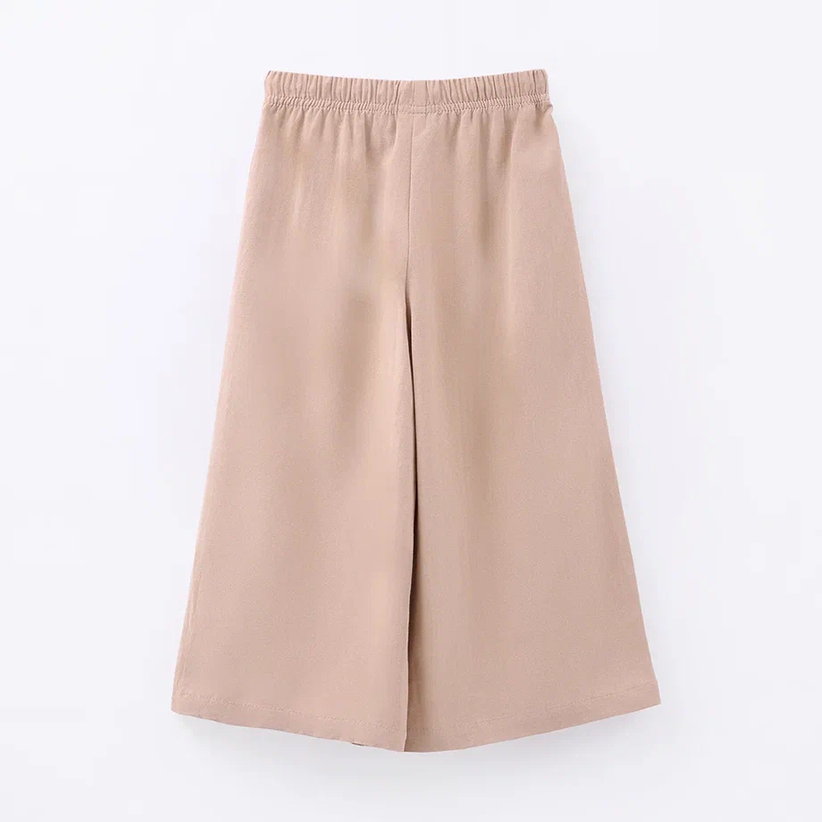 Льняные укороченные брюки для девочки купить