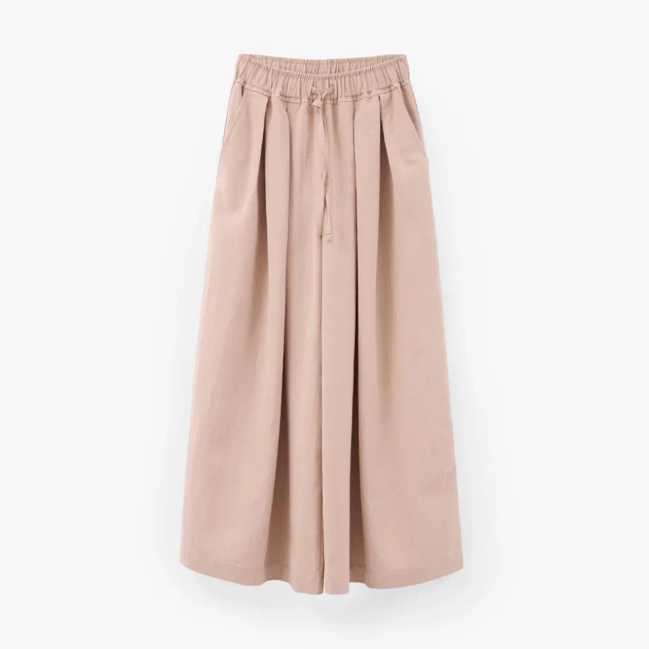 Льняные широкие брюки для девочки