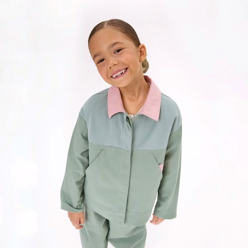 Мятный жакет для девочки куить в Иваново