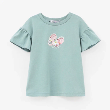 Мятная футболка для девочки купить в Иваново