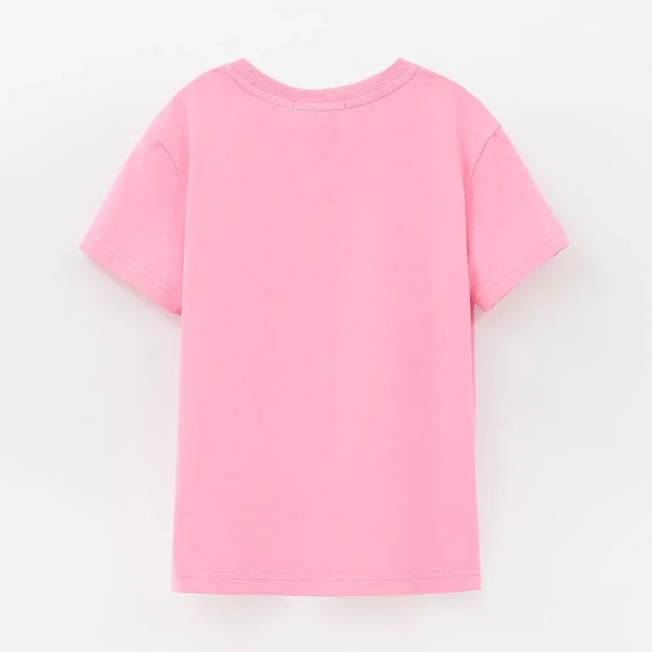 Розовая дизайнерская футболка купить
