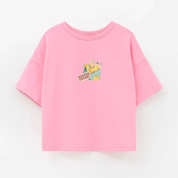 Розовый укороченный топ для девочки купить в Иваново