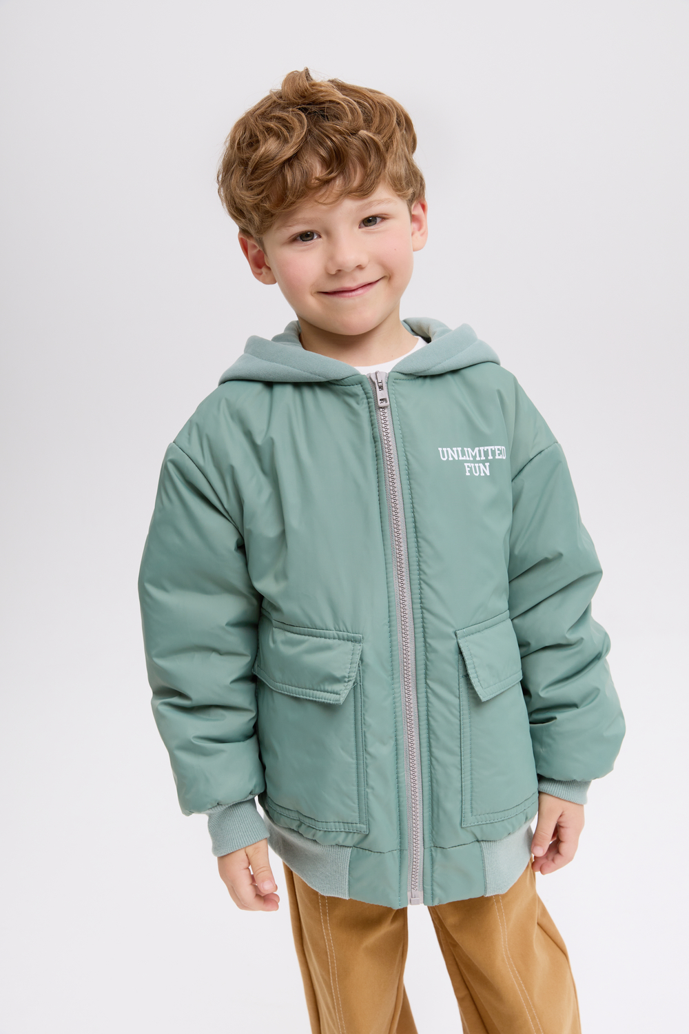 Весенняя мятная куртка для мальчика куить в Иваново