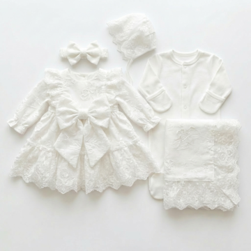 Комплект на выписку «Ненси» молочный купить в Иваново