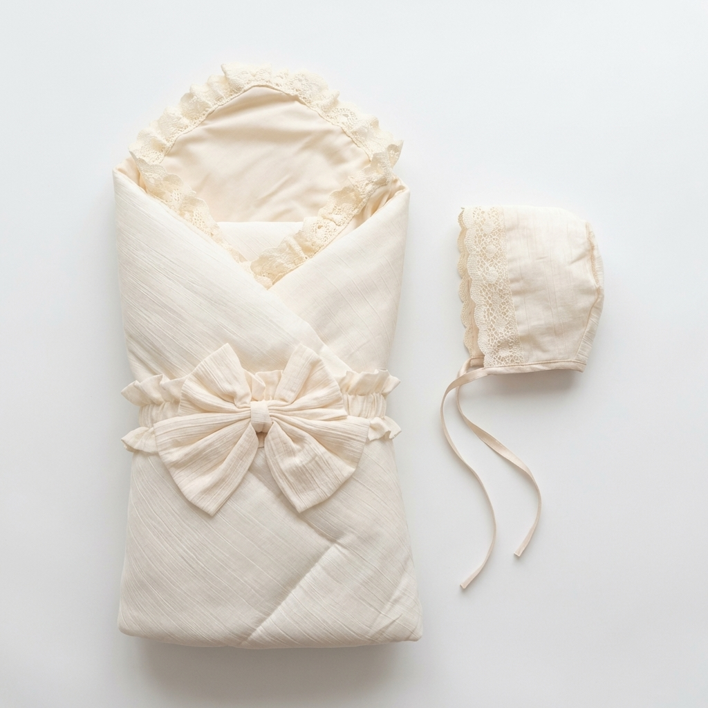 Конверт на выписку «Келли» кремовый