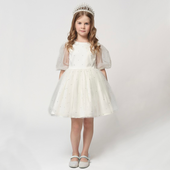 Нарядное белое платье для девочки «Светлая звезда»