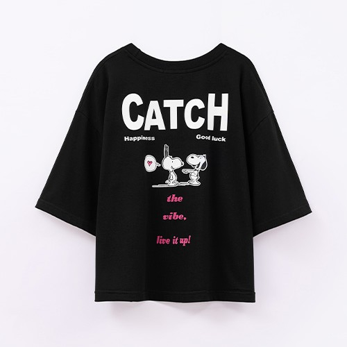 Чёрная укороченная футболка для девочки купить