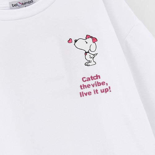 Белая укороченная футболка для девочки фото